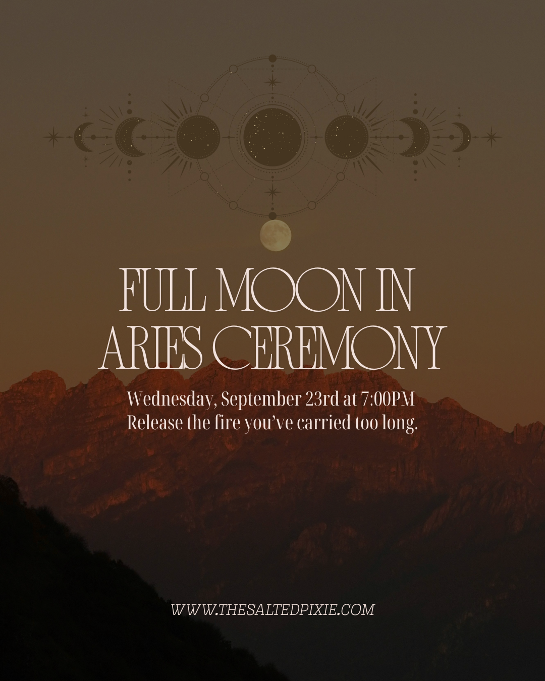 Full Moon in Aries Ceremony