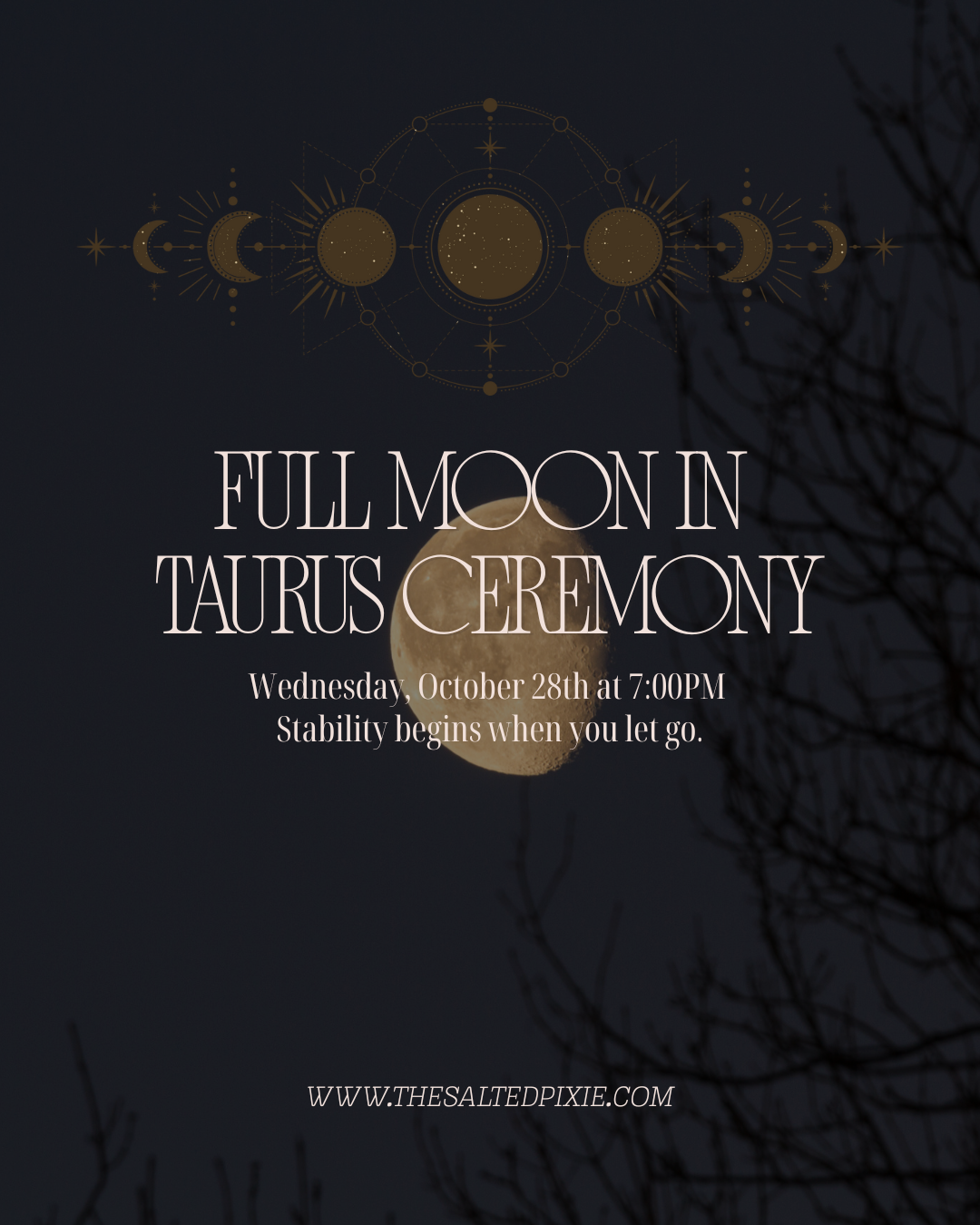 Full Moon in Taurus Ceremony