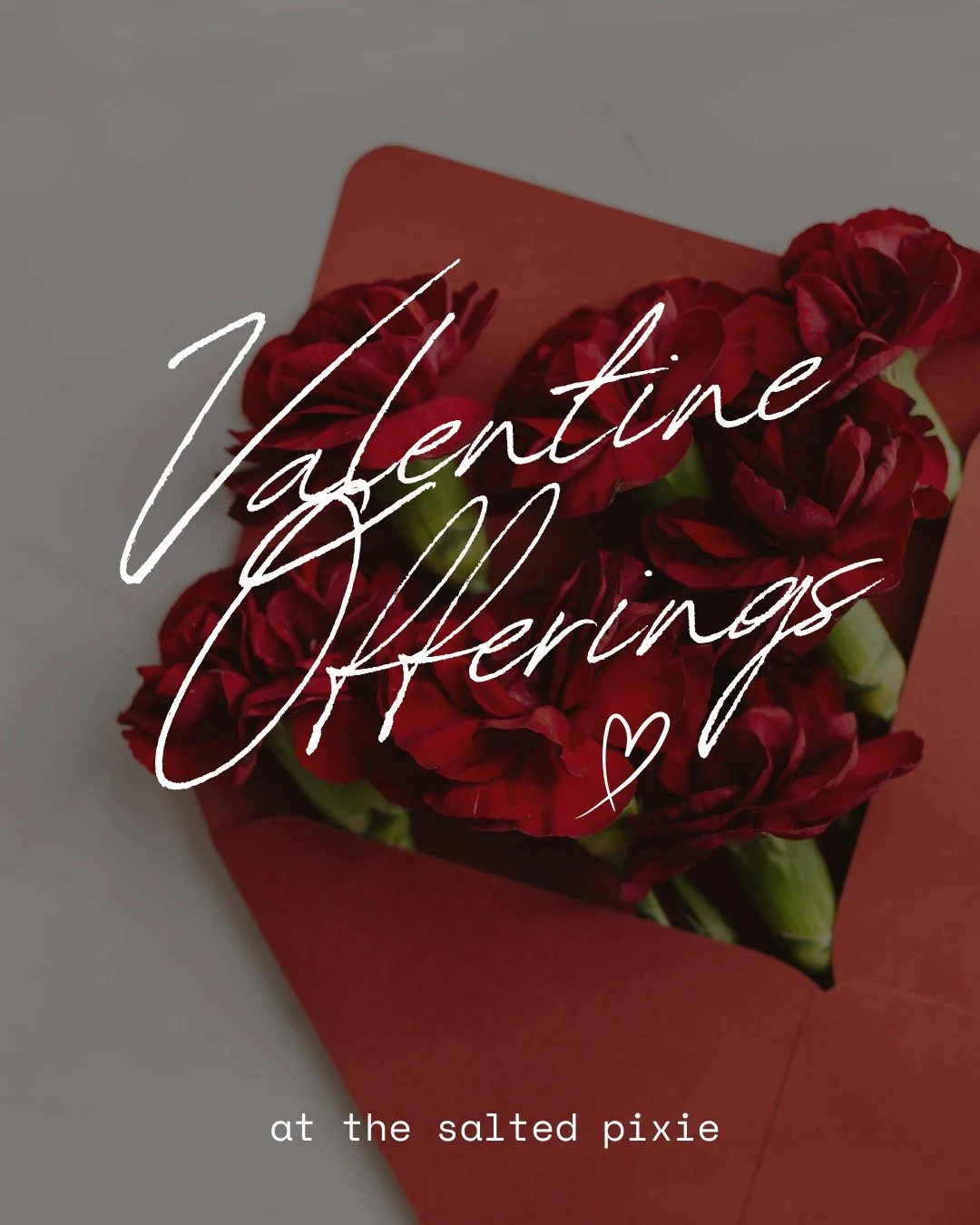 February is a season of quiet love.
Not loud. Not performative.
Just intentional moments of care &mdash; for yourself, for the people you love, and for the connections that matter most.

Our Valentine offerings were created as invitations to slow dow