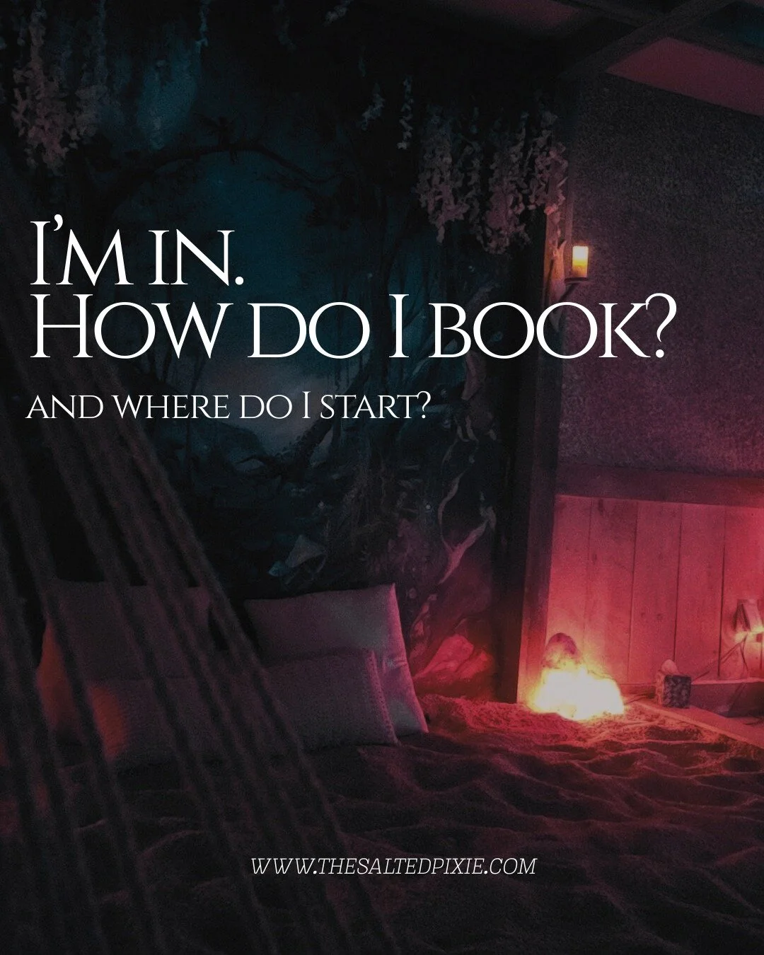 So you&rsquo;ve heard about us. You&rsquo;re intrigued. Maybe you&rsquo;ve even explored our website &mdash; but you&rsquo;re not quite sure where to start or how to book.

Let&rsquo;s begin with the easy part.

🧚How to book🧚
You can book all of ou