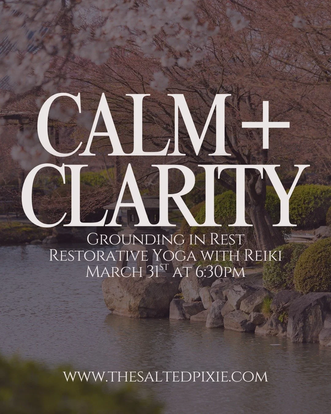 Calm + Clarity: Grounding into Rest