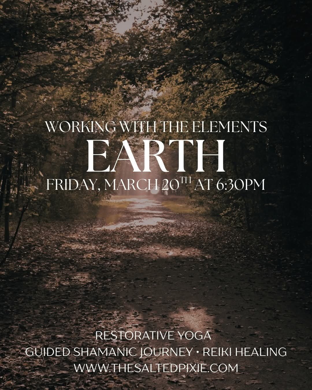 We are so excited to begin a brand new elemental series in collaboration with Ani Yoga.

This first gathering invites us to work with Earth &mdash; the foundation of the elemental system and the element that governs the body, stability, grounding, an
