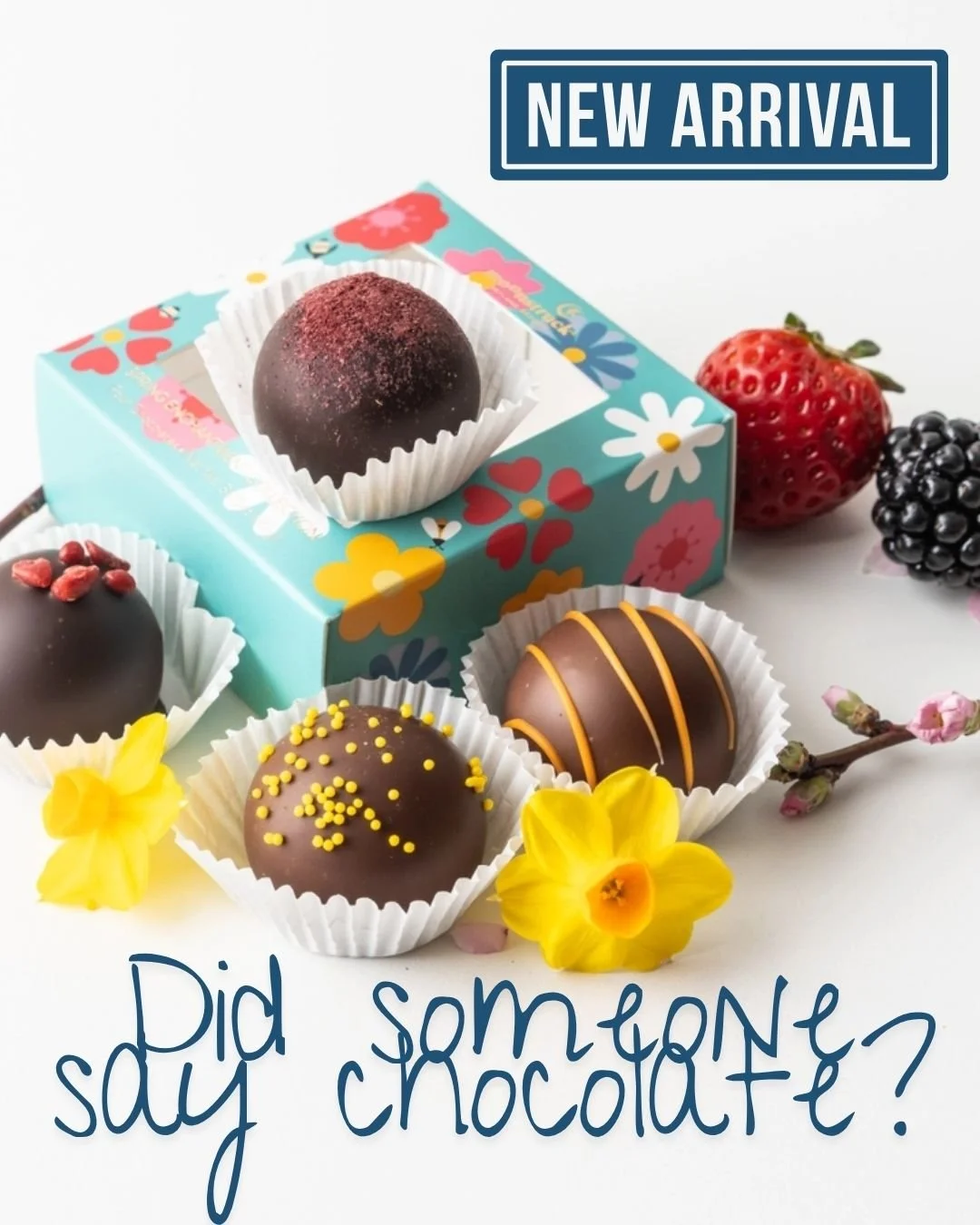 New arrivals from Moonstruck Chocolate Company are in our little Pixie shop 🍫✨

And honestly&hellip; we are very excited about these.

Here&rsquo;s what just arrived:

🌸 Spring Enchantment Truffle Collection &mdash; $10
Includes 4 handcrafted truff