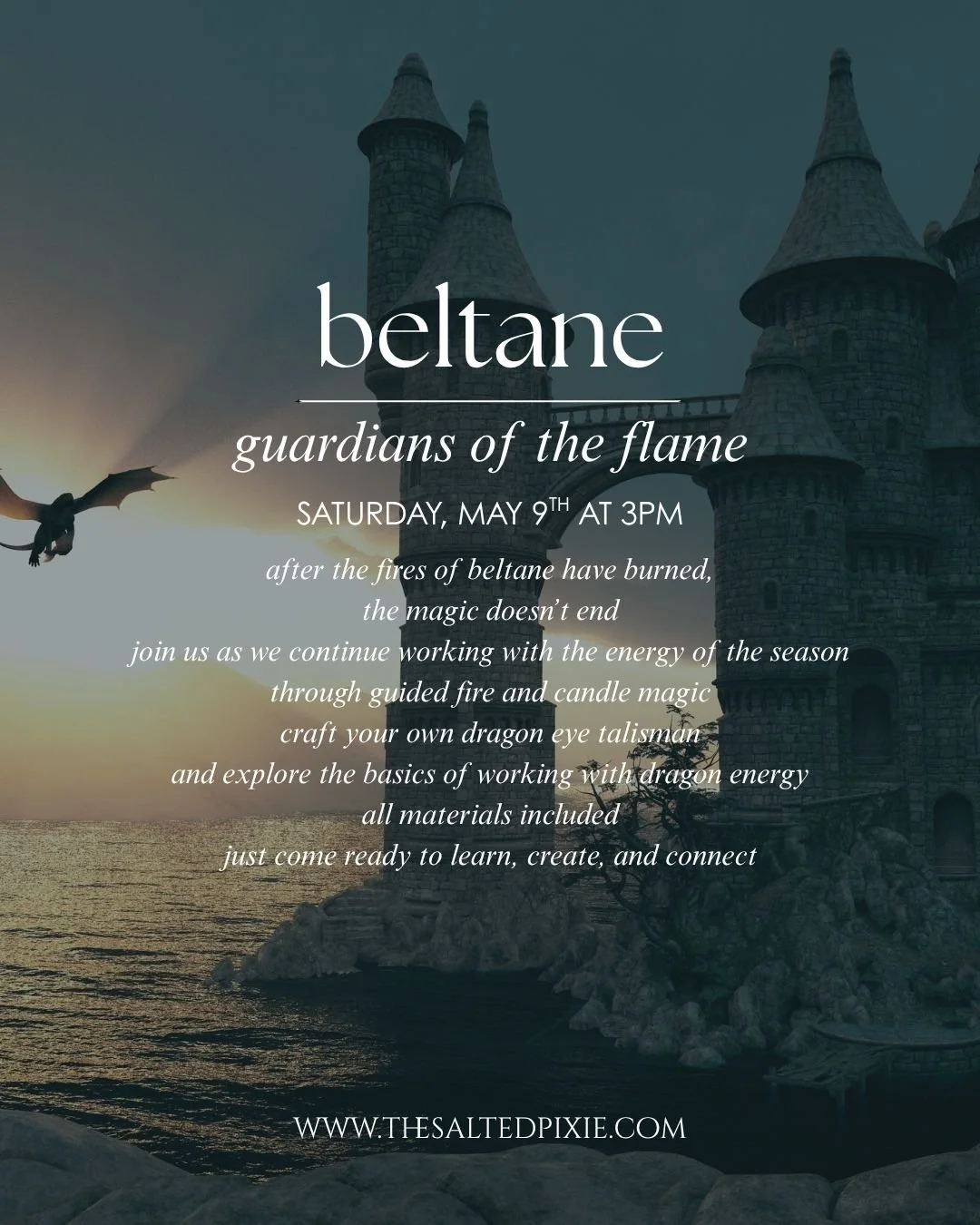 Only 3 spaces left ✨

After the fires of Beltane, the magic doesn&rsquo;t just end.

Join us for a community gathering as we continue to observe this turning point on the Wheel of the Year. This is a space to slow down, connect, and work with the ene