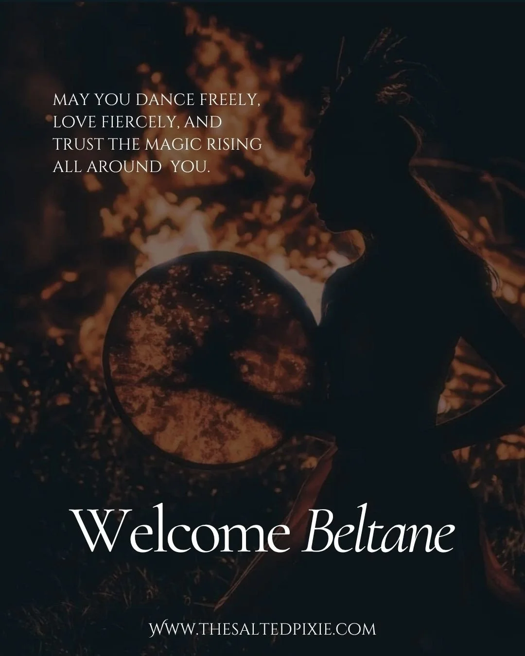 Beltane marks the halfway point between spring and summer. It is a fire festival rooted in life, growth, passion, and creation.

Traditionally, it was celebrated with bonfires, movement, connection, and honoring the energy of what&rsquo;s coming to l