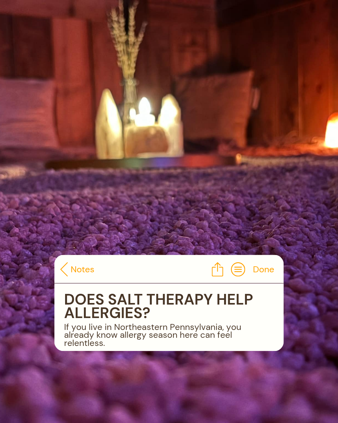 Does Salt Therapy Help Allergies?