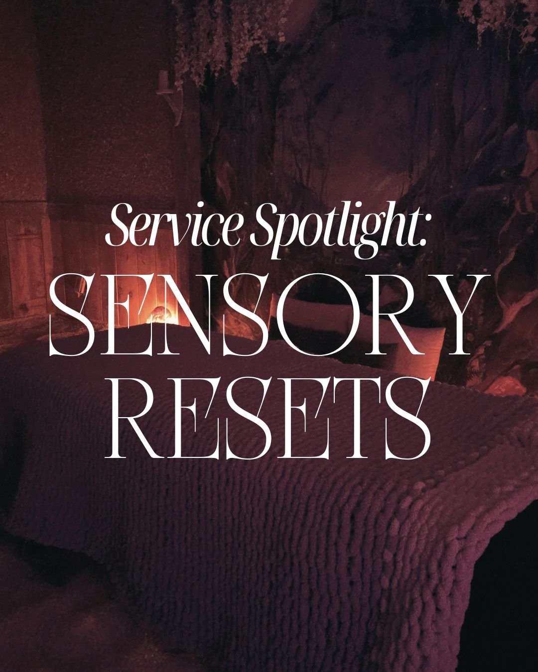 There are very few spaces in adulthood where we are simply allowed to be cared for.

No performing. No giving.
No holding everything together.
No needing to earn rest first.

Our Sensory Resets were created to offer intentional moments of nervous sys