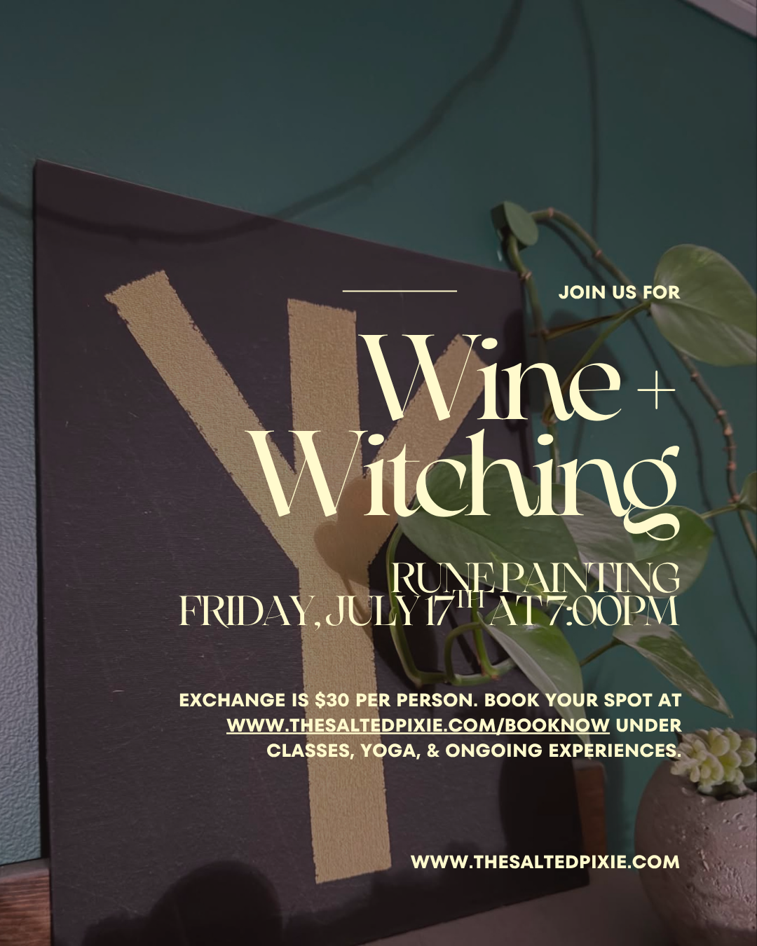 Wine + Witching: Rune Painting