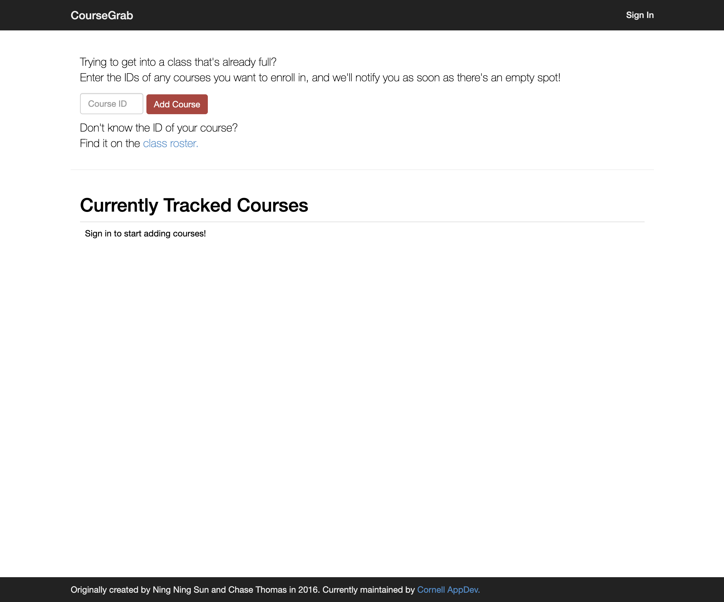 Current CourseGrab.com
