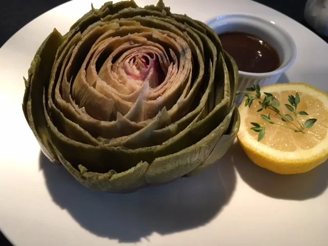 Whole Artichokes with Lemon Vinaigrette      