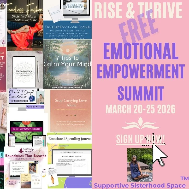 I'm excited to share something with you &mdash; I've been invited to contribute to the Emotional Empowerment Audio Summit, a curated collection of talks from experts in boundaries, emotional wellness, mindfulness, and self-care. 

And it's completely