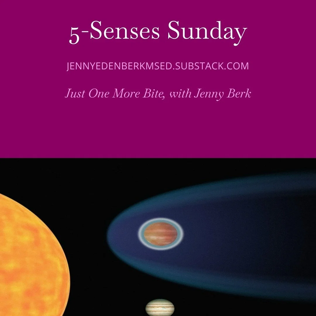 This week's 5-Senses Sunday goes from college dining halls in the '90s to a sulfur-soaked exoplanet &mdash; with a few stops in between.

I'm sharing the full story of the Chinese Food Man (a true hero of my Brandeis years), the neuroscience behind u