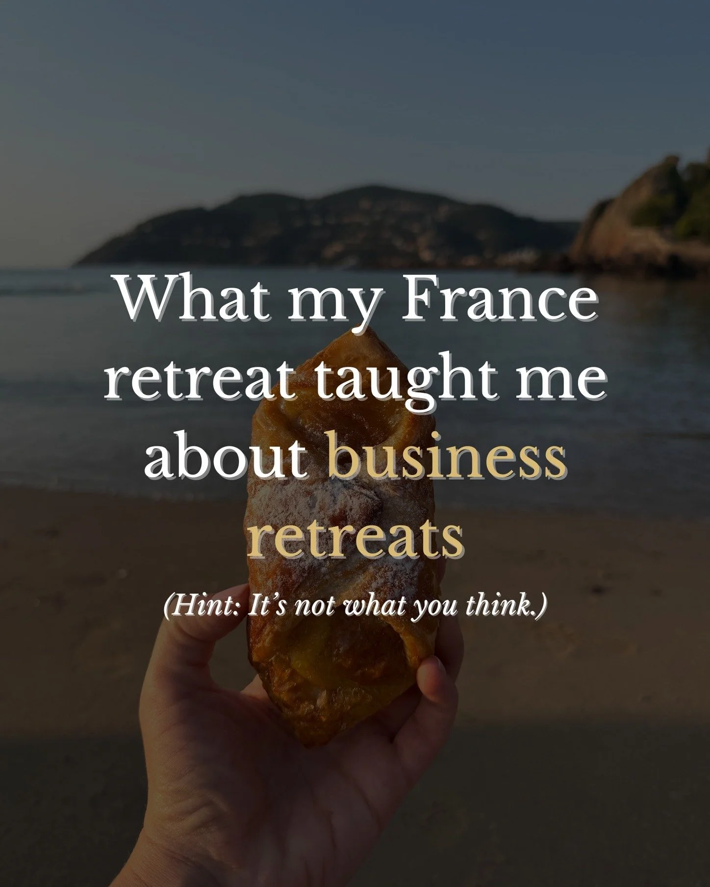 Ever wonder what really happens at a business retreat? 

Spoiler: it&rsquo;s not just yoga and wine (although I admit, that&rsquo;s a bonus 😉).

On my recent art and yoga retreat in France, I was reminded of how important it is to step out of the da