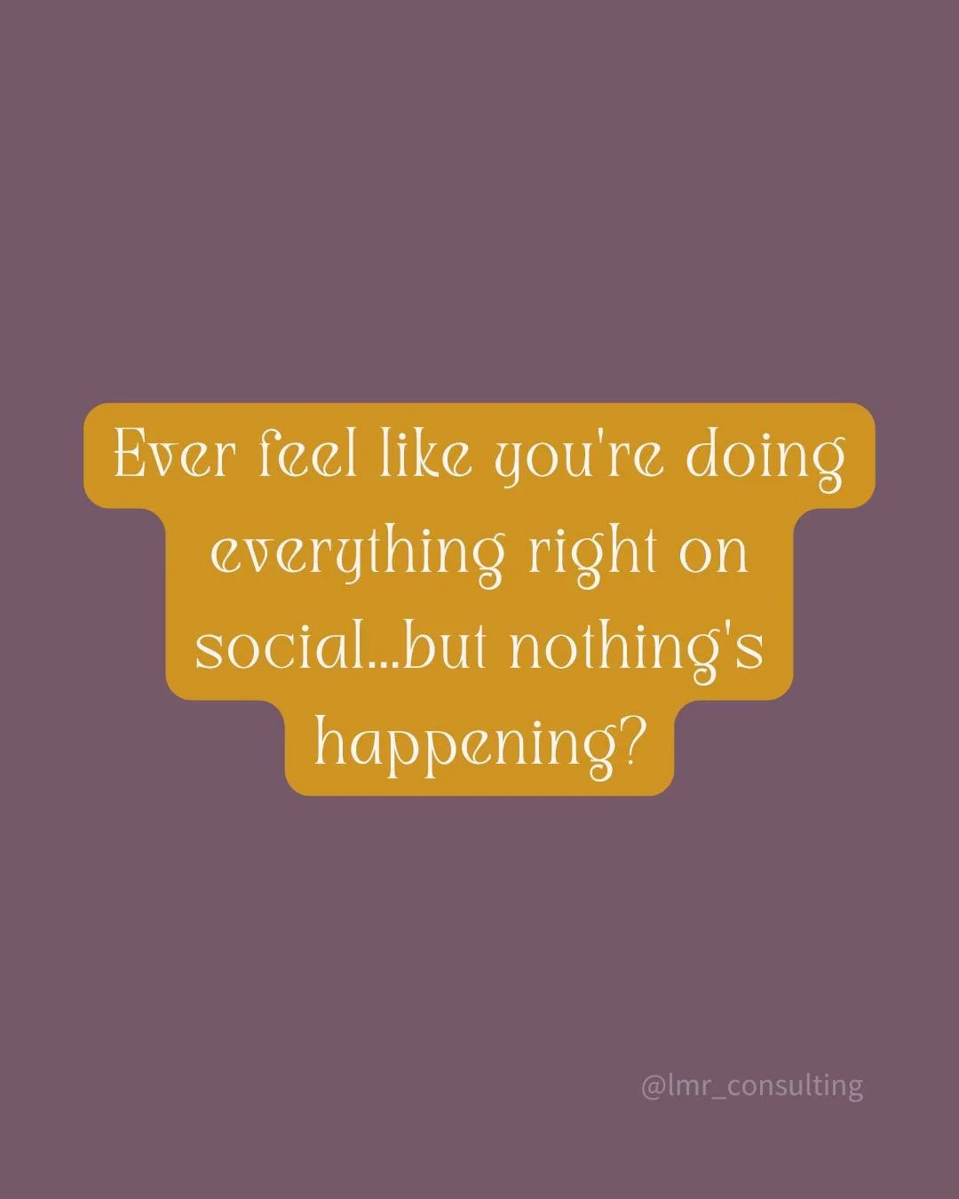 You think you're doing all the &ldquo;right&rdquo; things.
The posts. The stories. The tips. The consistency (well... mostly).

So why does it still feel like you're talking to yourself?

Here&rsquo;s the part no one tells you:
Creating content is on