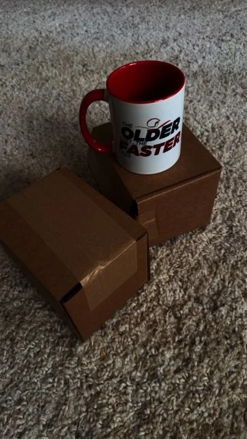 Two Faster Slower Mugs