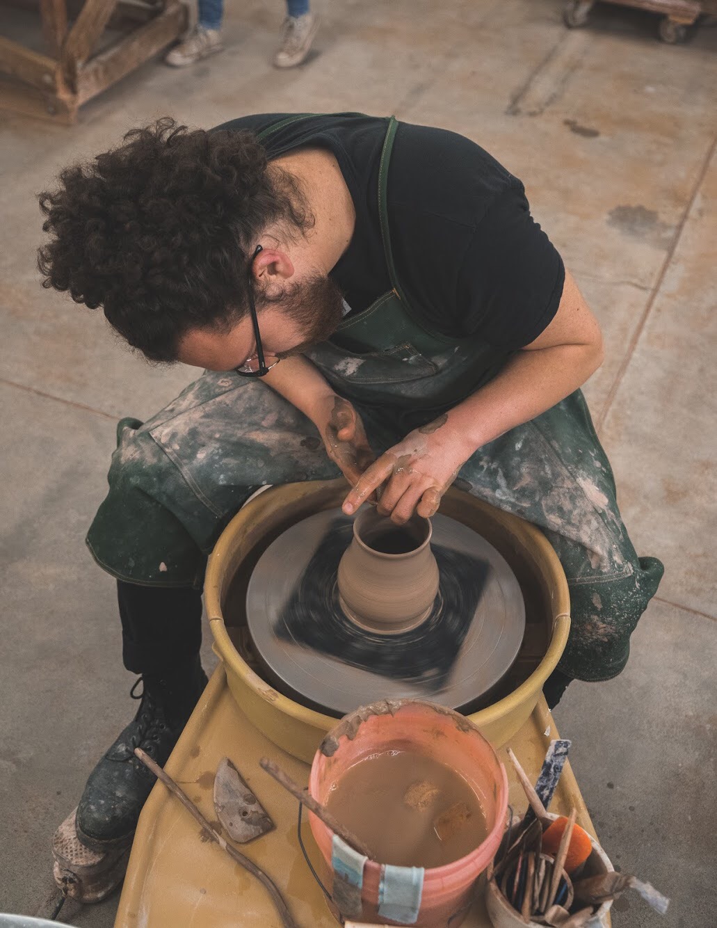 Robert Borsdorf, at work, 2019