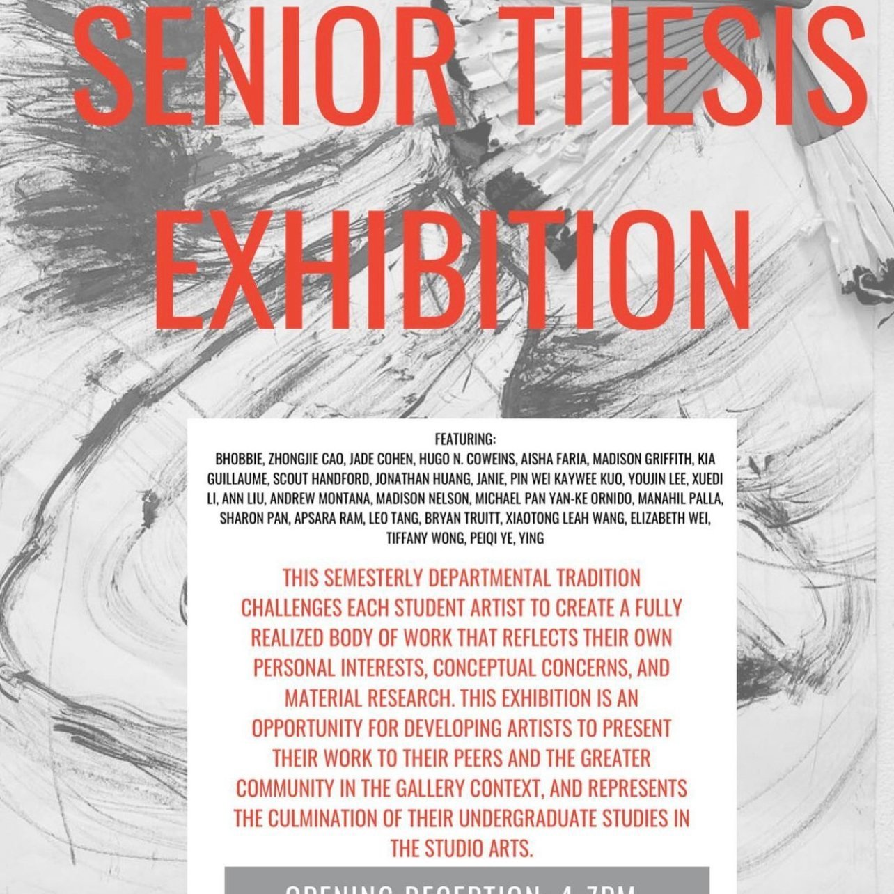 Senior Thesis Exhibition