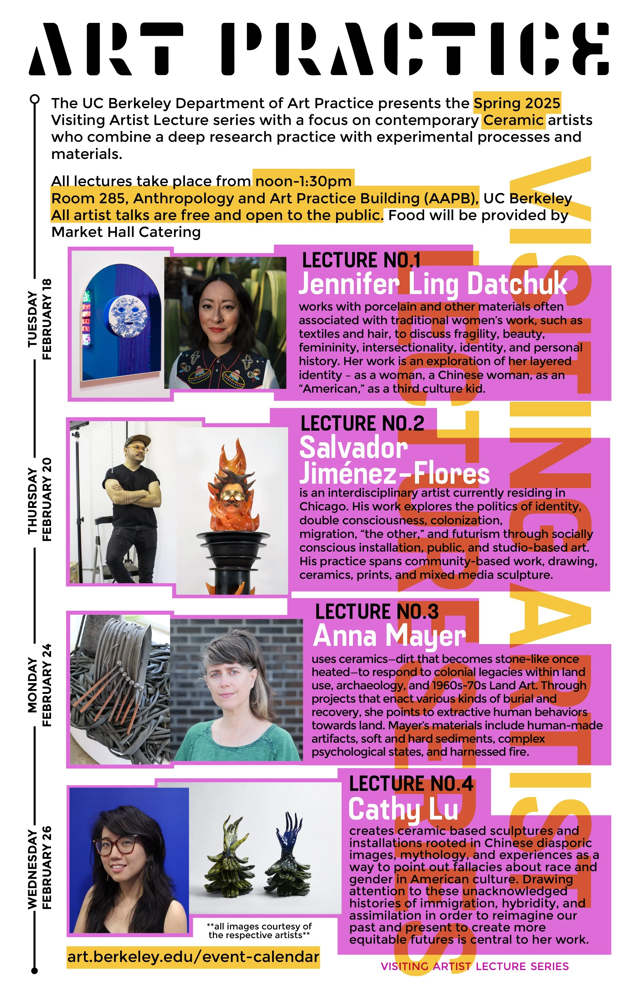 The Spring 2025 Visiting Artist Lecture Series