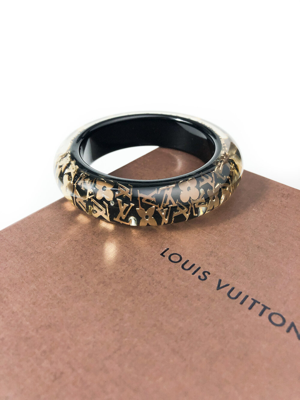 Louis Vuitton 2000s pre-owned Monogram crystal-embellished Bangle