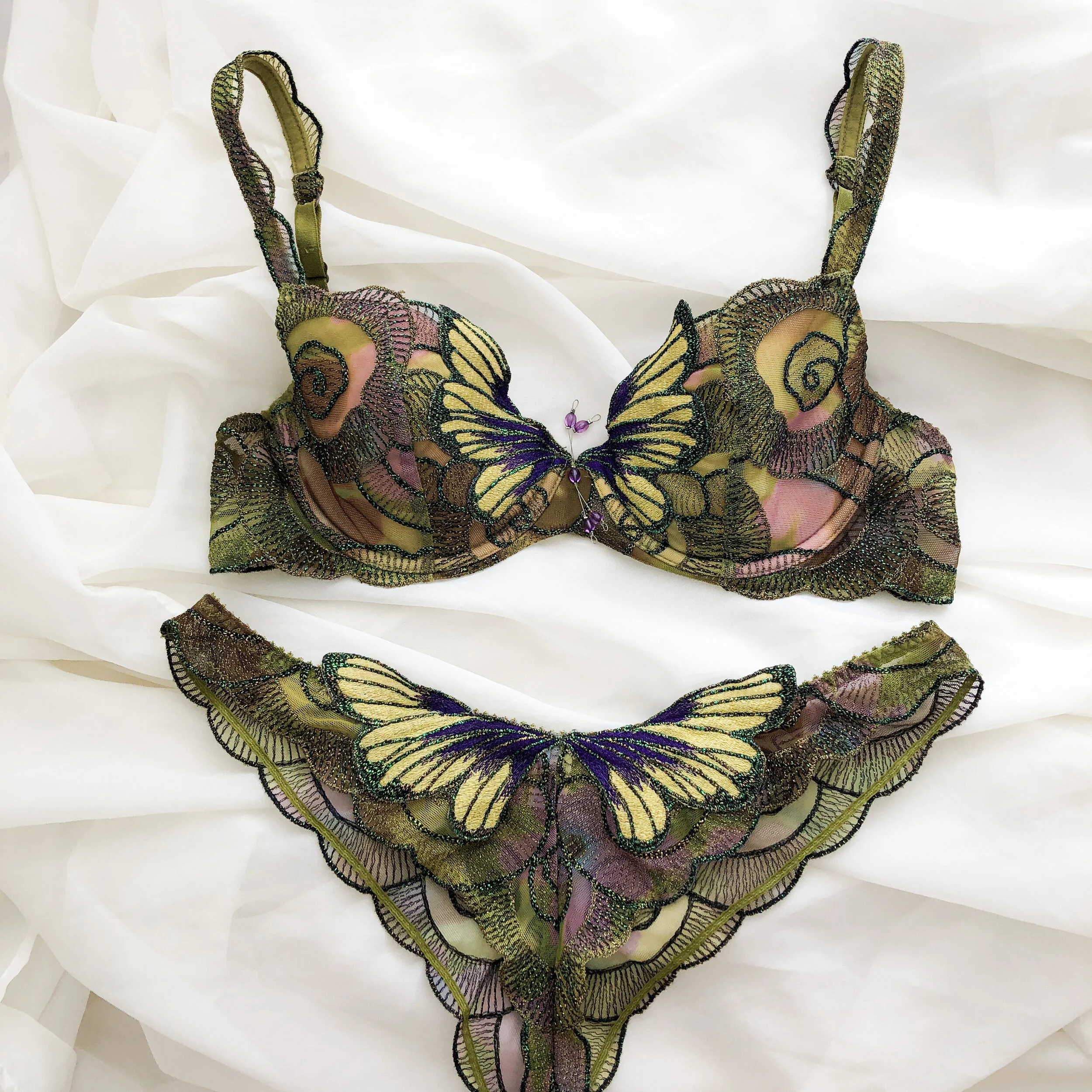 butterfly lingerie set