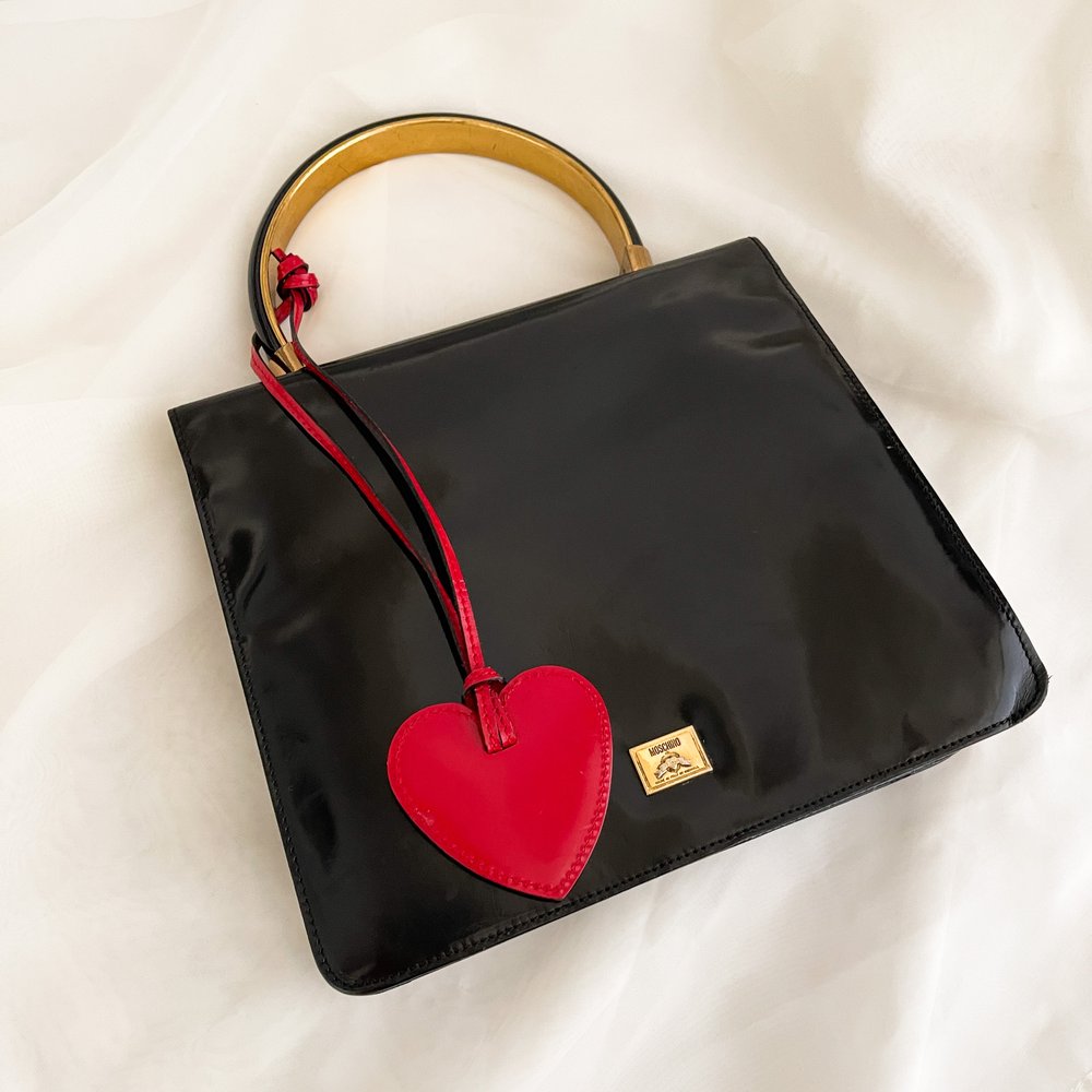 Vintage Moshchino Red Heart Nanny Bag – Treasures of NYC