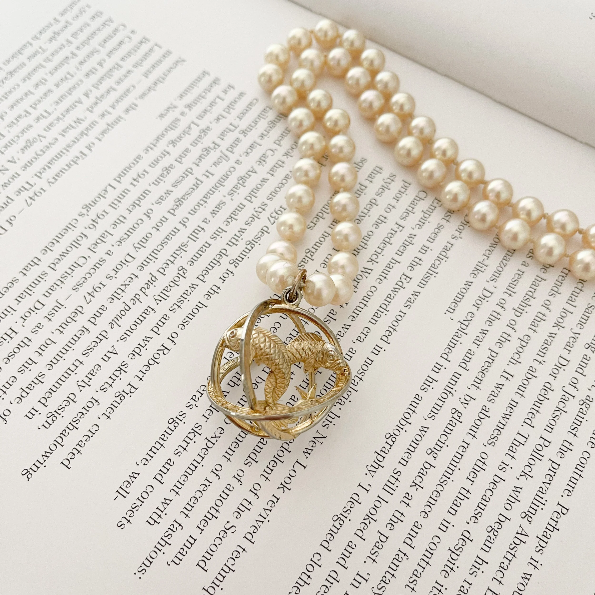 Vintage 1954 Pisces Zodiac Reworked 