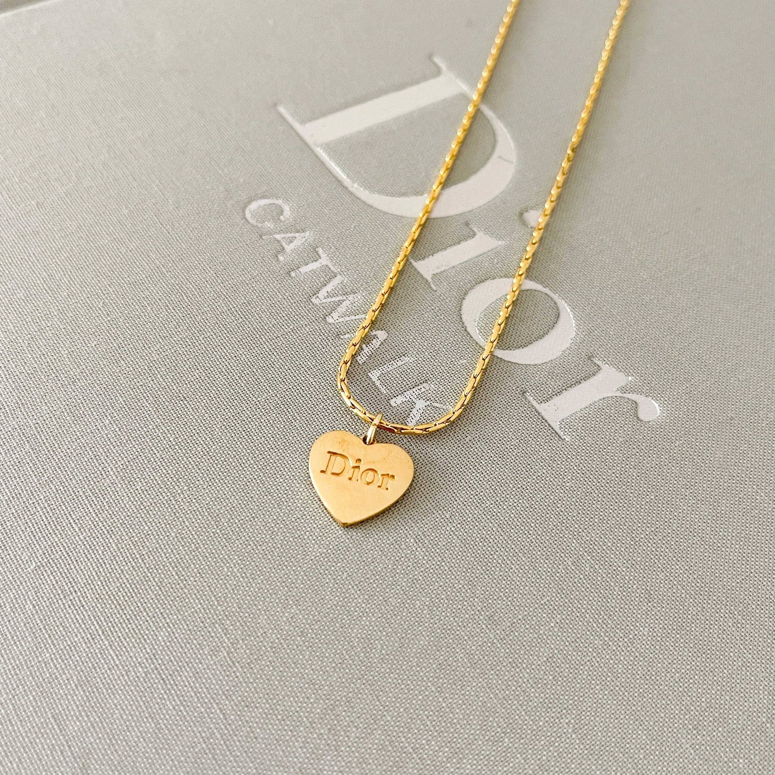 Christian Dior Engraved Heart Reworked 
