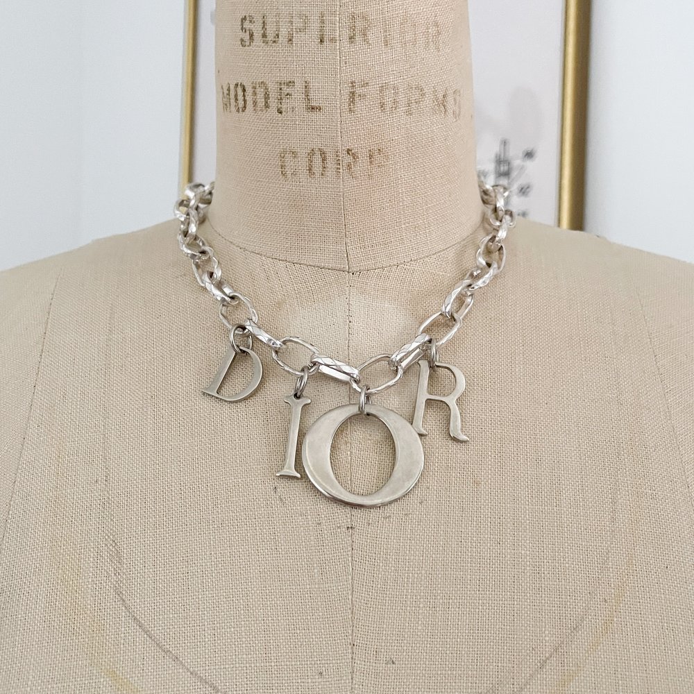 Rework Vintage Silver Dior Lock on Necklace – Relic the Label