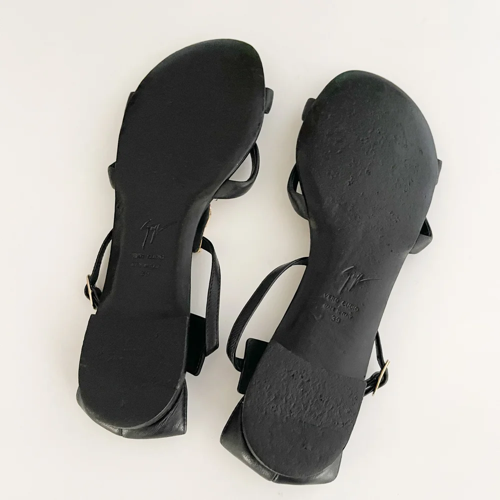 Giuseppe Zanotti Italian Alligator Sandals (US 9 / IT 39) — sororité.