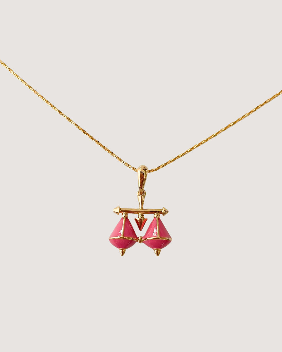 Bob Mackie Vintage 1980's Libra Zodiac Necklace — sororité.