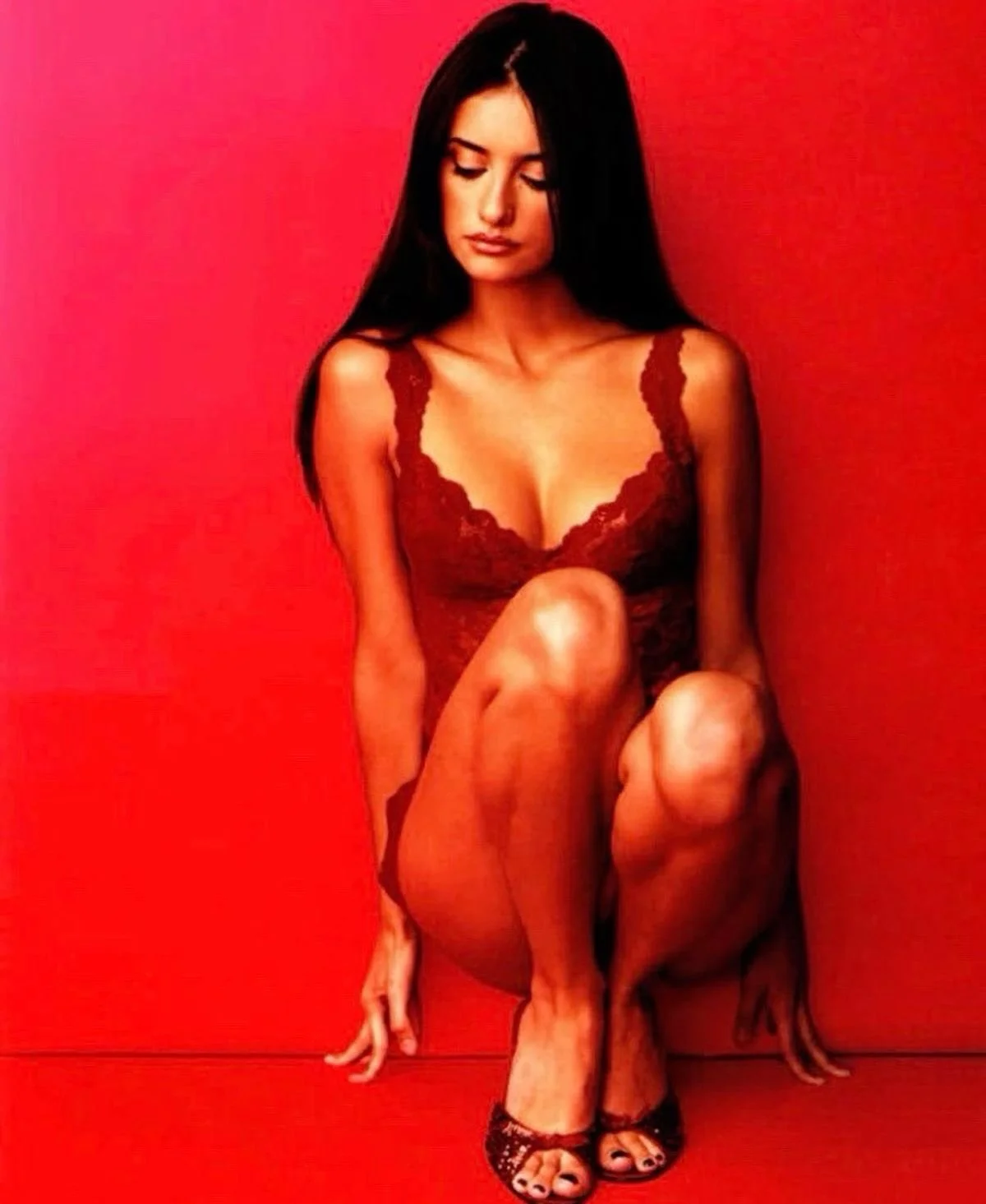 Your favorite slip is back - vintage La Perla as seen on Penelope Cruz for Esquire September 1999 🍷 Online in the sororit&eacute; Paris collection this Friday, January 16th at 2:00 P.M. EST / 11:00 A.M. PST.