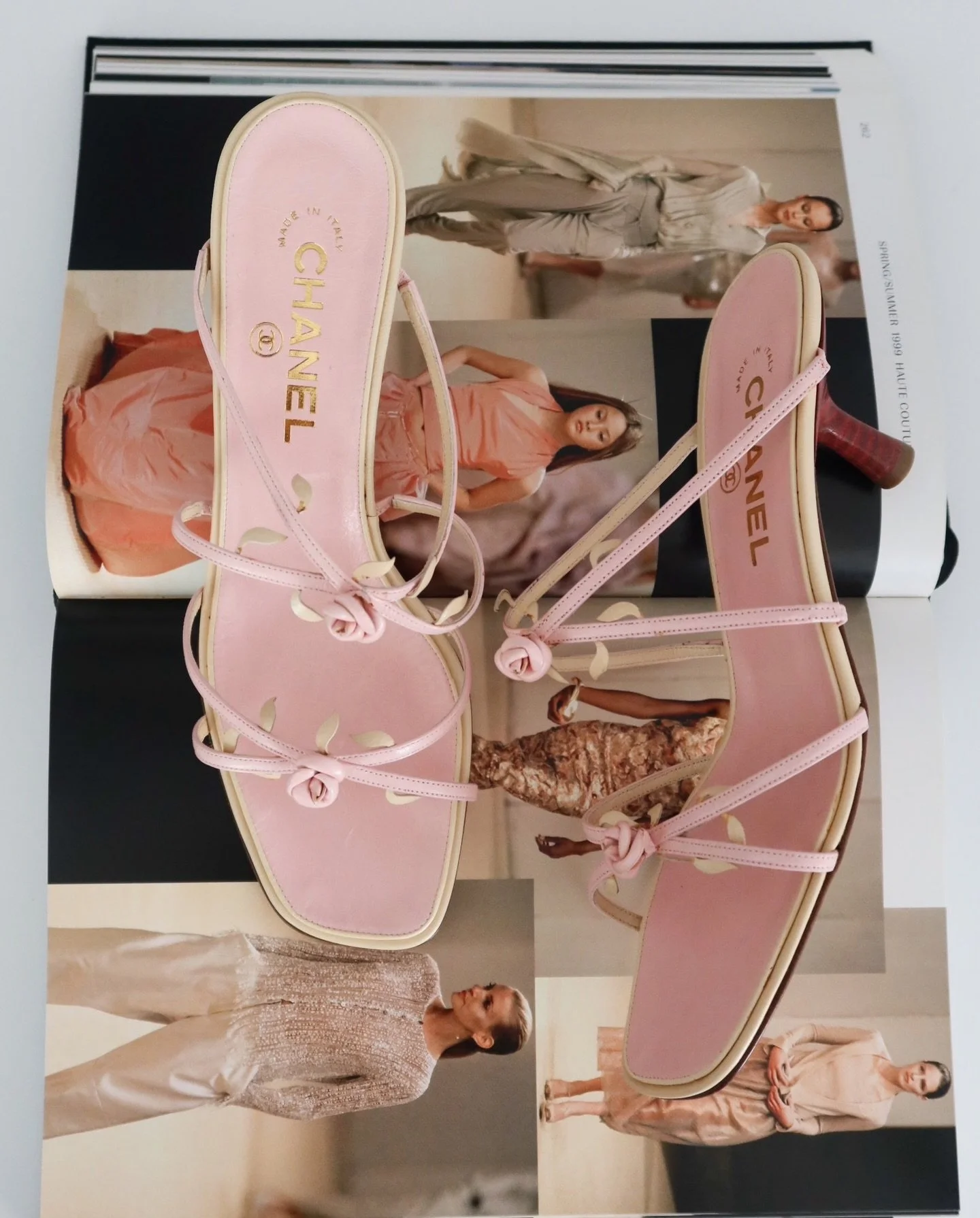 Chanel by Karl Lagerfeld 2001 rosebud heels &amp; other vintage Chanel styles 🕯️ Which piece is your favorite? ONE WEEK AWAY: The sororit&eacute; Paris collection releases online Friday, January 16th at 2:00 P.M. EST / 11:00 A.M. PST.