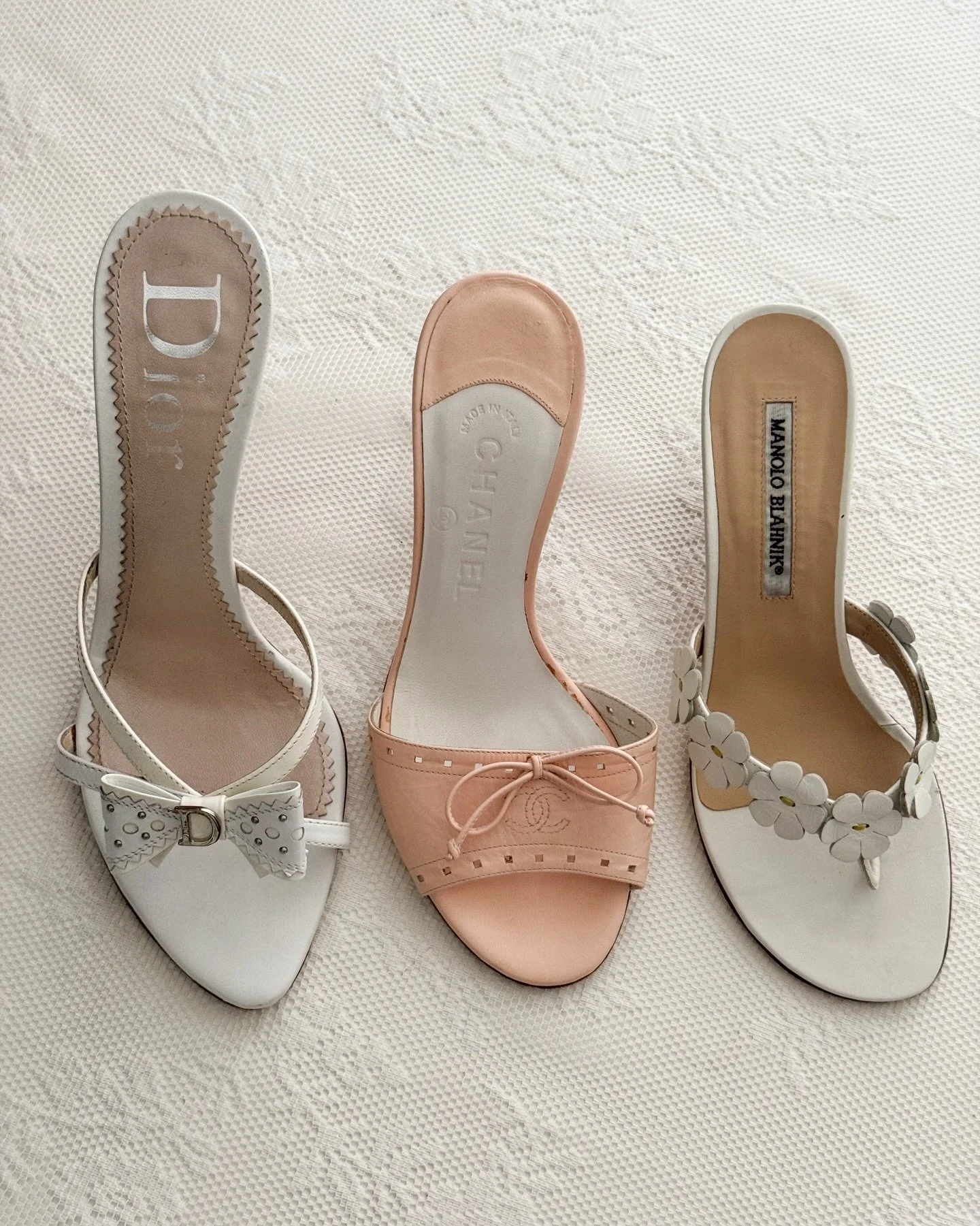 SORORIT&Eacute; S/S 2026 🏹🕊️🧺

Which pair is your favorite? Vintage designer shoes in sizes 35-42 release in the sororit&eacute; S/S 2026 collection next Friday, March 27th at 2:00 P.M. EST / 11:00 A.M. PST.