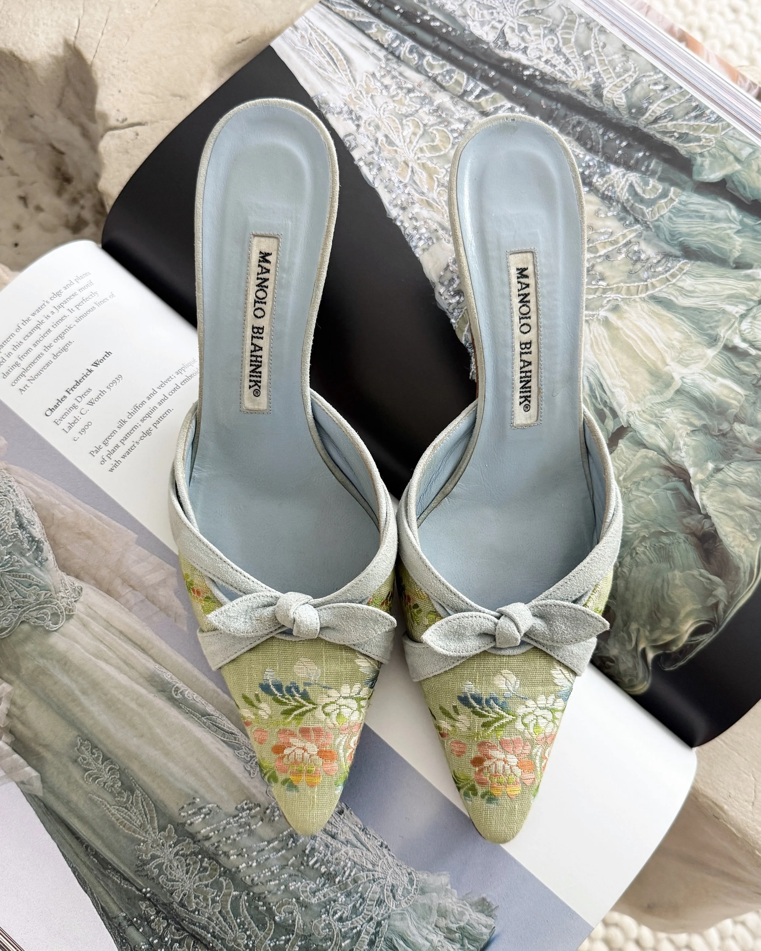 A SORORIT&Eacute; SUMMER 🧺

Which pair is your favorite? Vintage designer shoes in sizes 34.5-42 release online next, May 25th at 2:00 P.M. EST / 11:00 A.M. PST &mdash; just one week away.