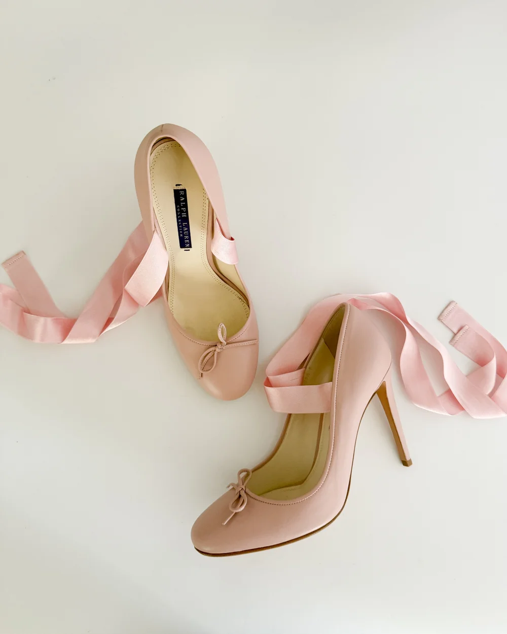 Ralph Lauren Resort 2014 Pink Ballerina Heels (US 8.5 / IT
