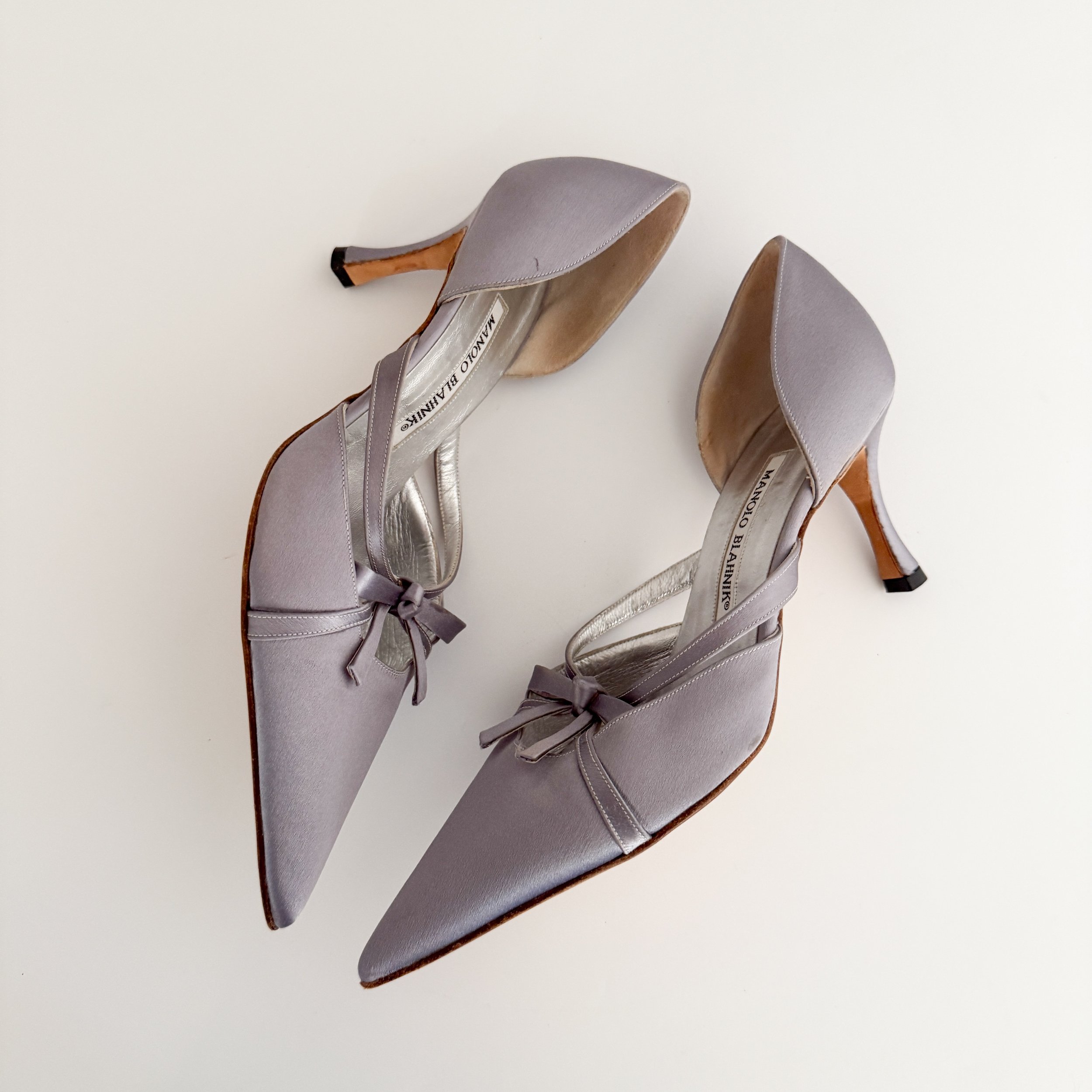 Manolo Blahnik Butterfly Slingback Mule Heels (IT 35.5 Manolo Blahnik Butterfly Slingback Mule Heels (IT 35.5