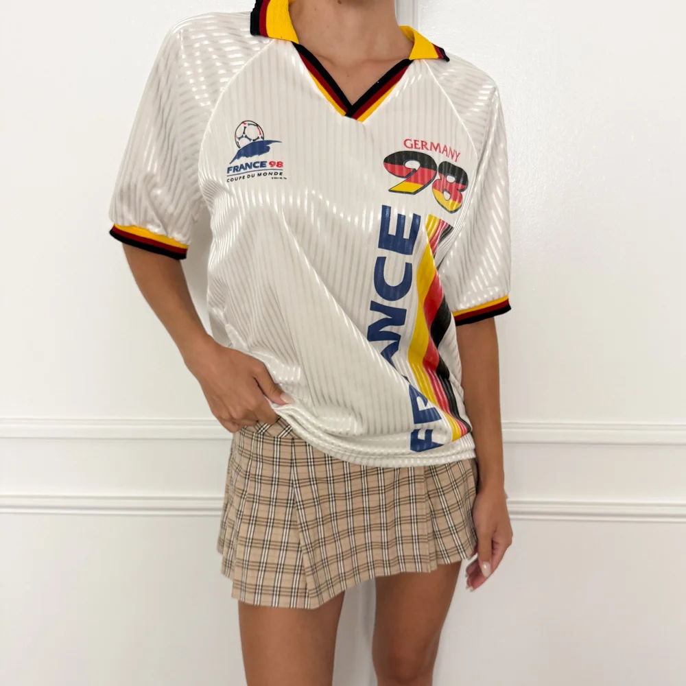 Vintage 1998 World Cup France Oversized Germany Team Jersey (S-M
