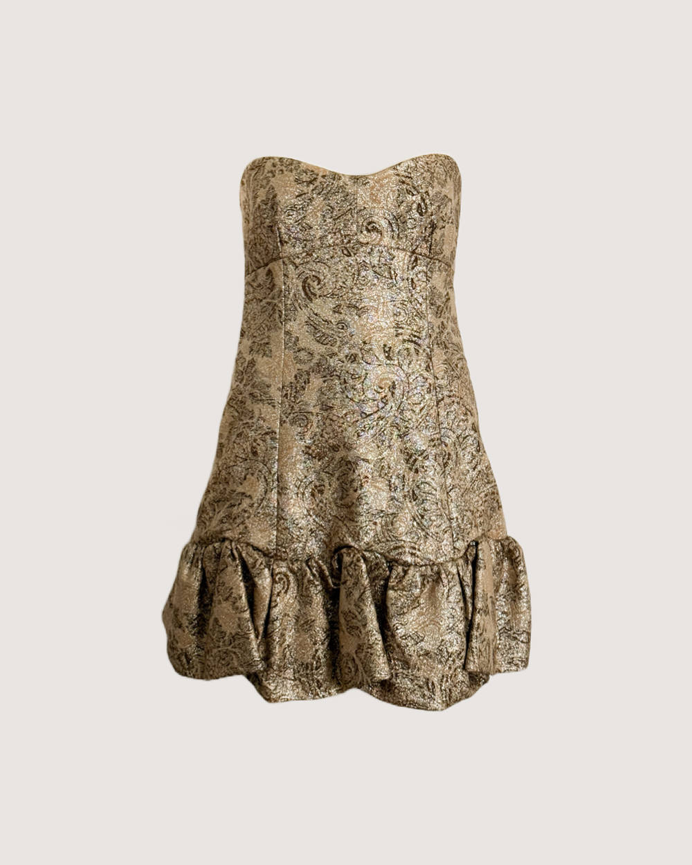 ワンピース D&G Frilled Silk Flower Dress D&G Frilled Silk Flower Dress