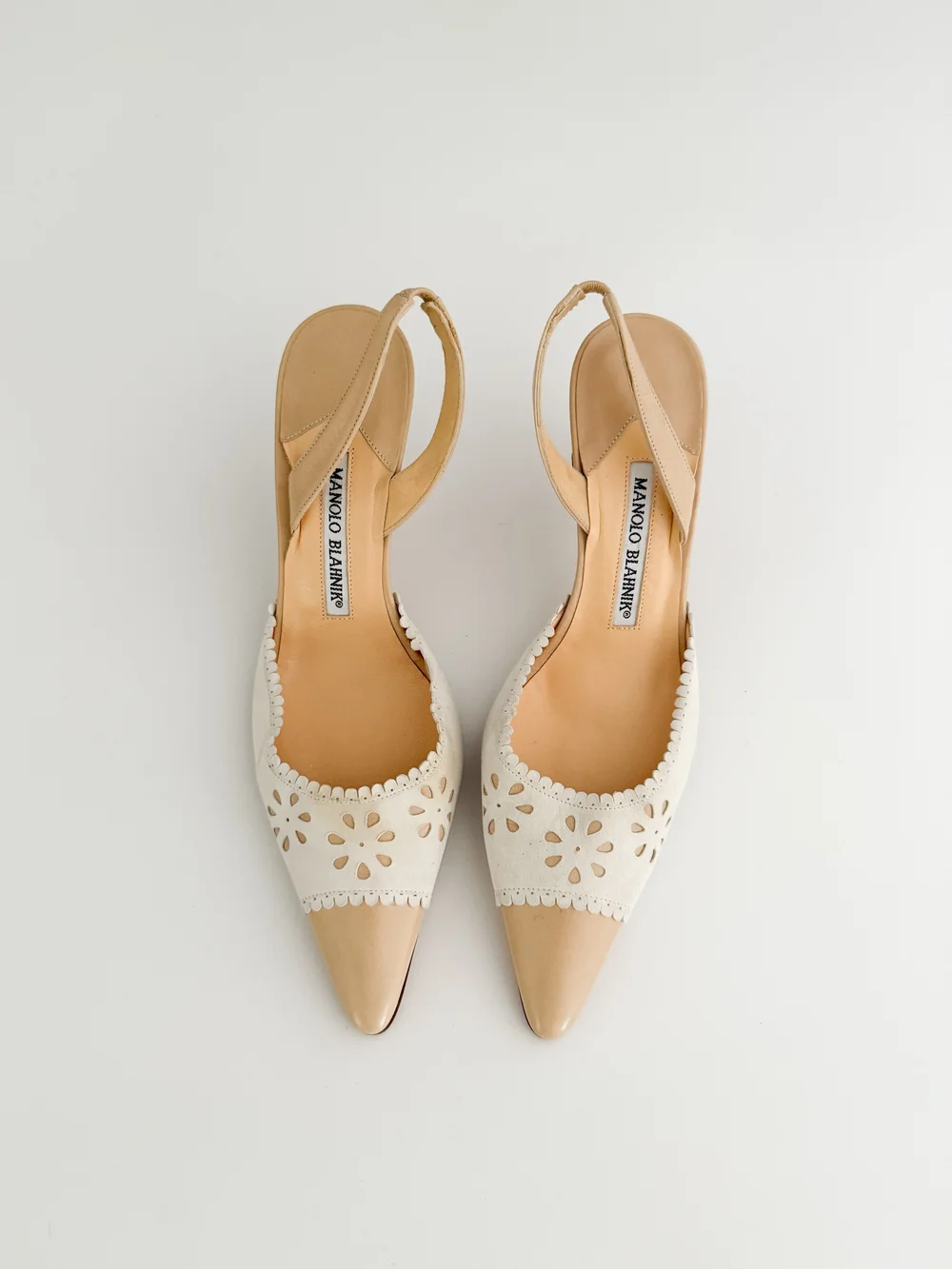 テ*ー様 Manolo Blahnik ベージュハイヒール 37.5 24cm テ*ー様 Manolo Blahnik ベージュハイヒール 37.5 24cm テ*ー様