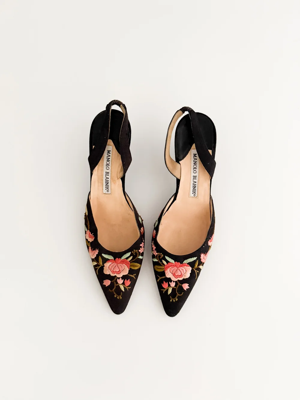 MANOLO BLAHNIK スエード☆ハイヒール 美品23.5cm～24cm - 靴