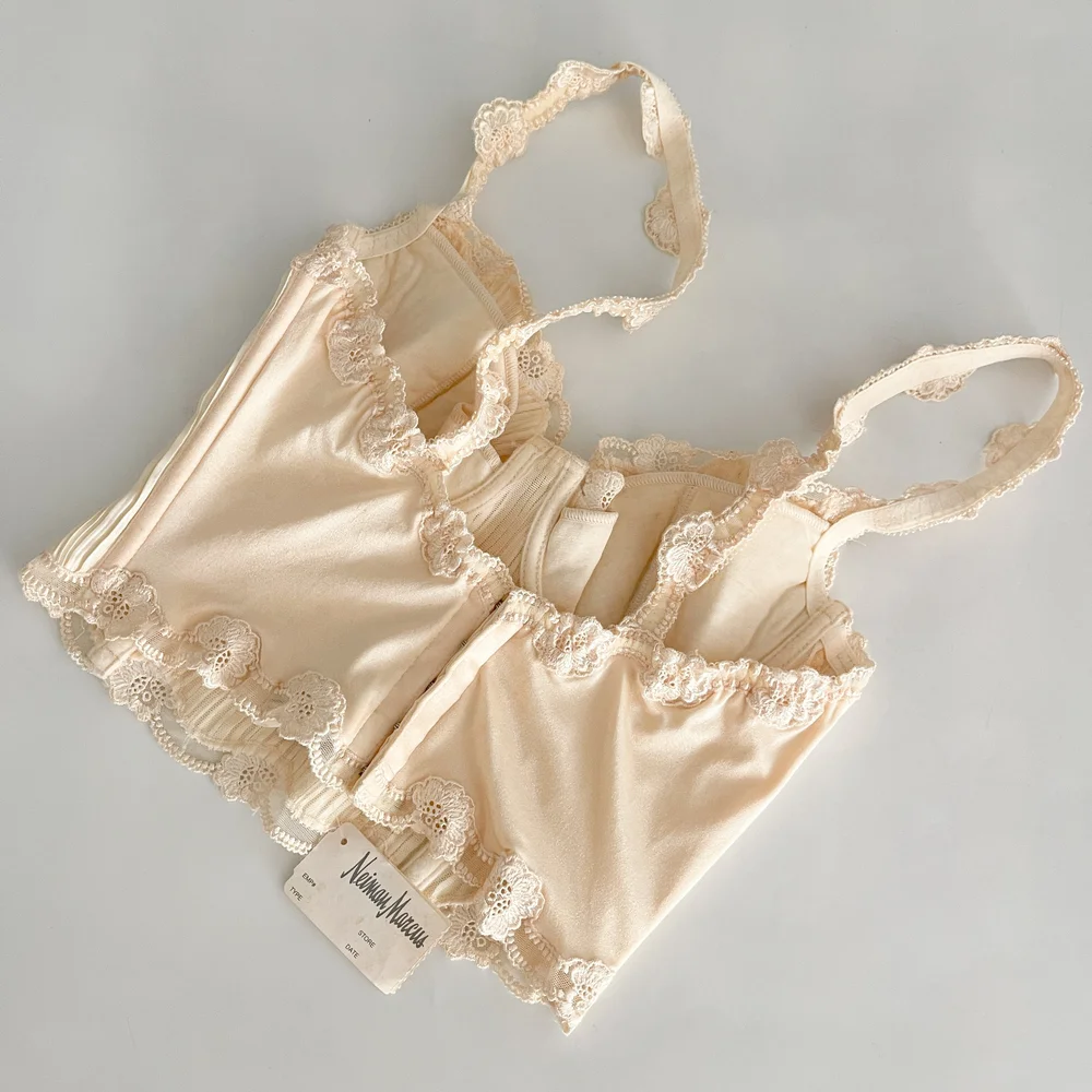 La Perla Vintage S/S 1996 Classic Cream Bustier (Small) — sororité.