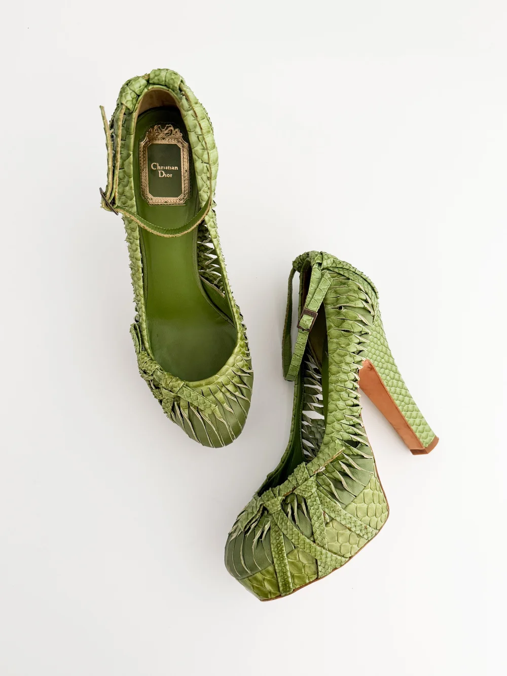 靴 john galliano 11a/w John Galliano High-Top Sneakers, Size 38 EU