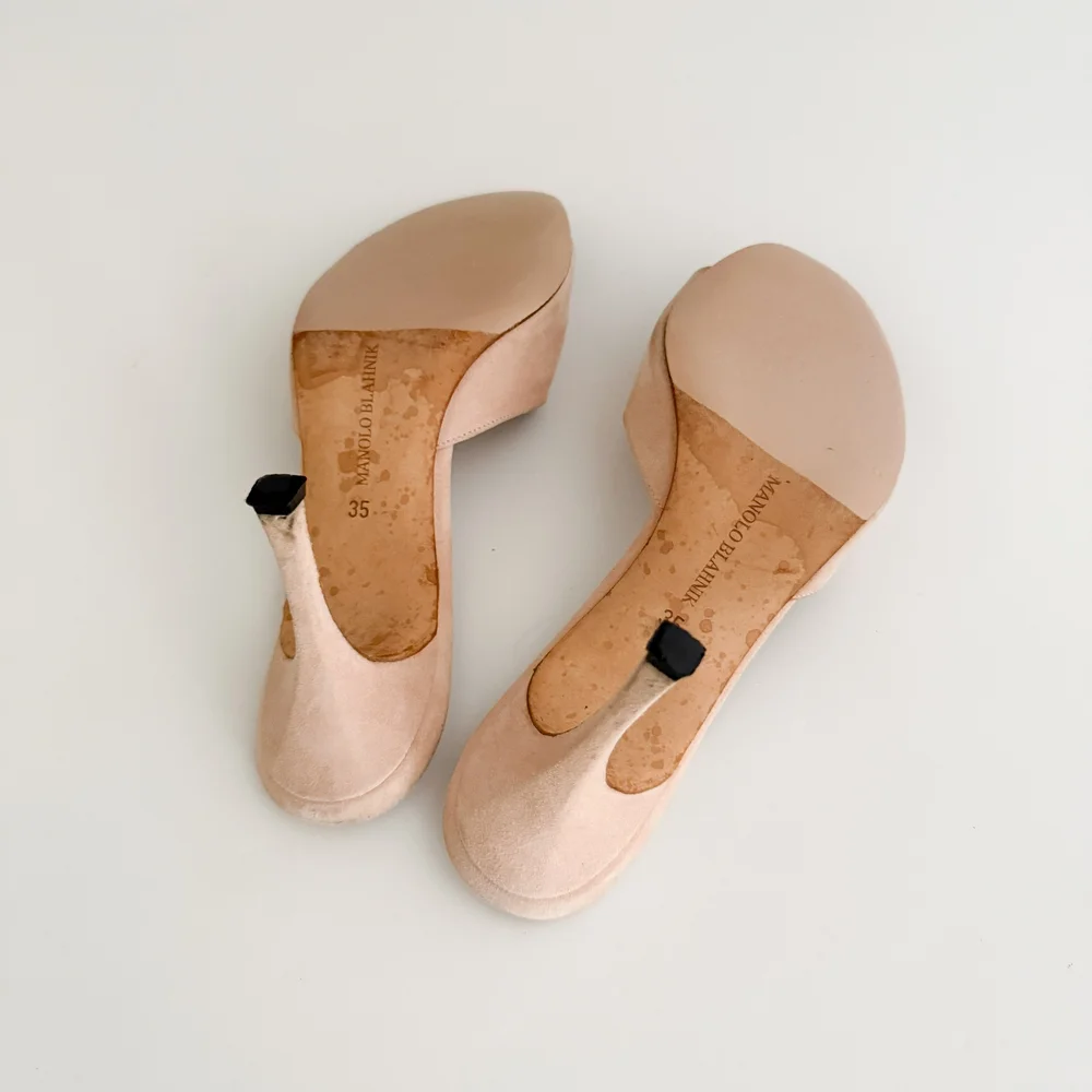Manolo Blahnik スウェード ハイヒール MANOLO BLAHNIK / スウェード パンプス｜ESTNATION ONLINE STORE