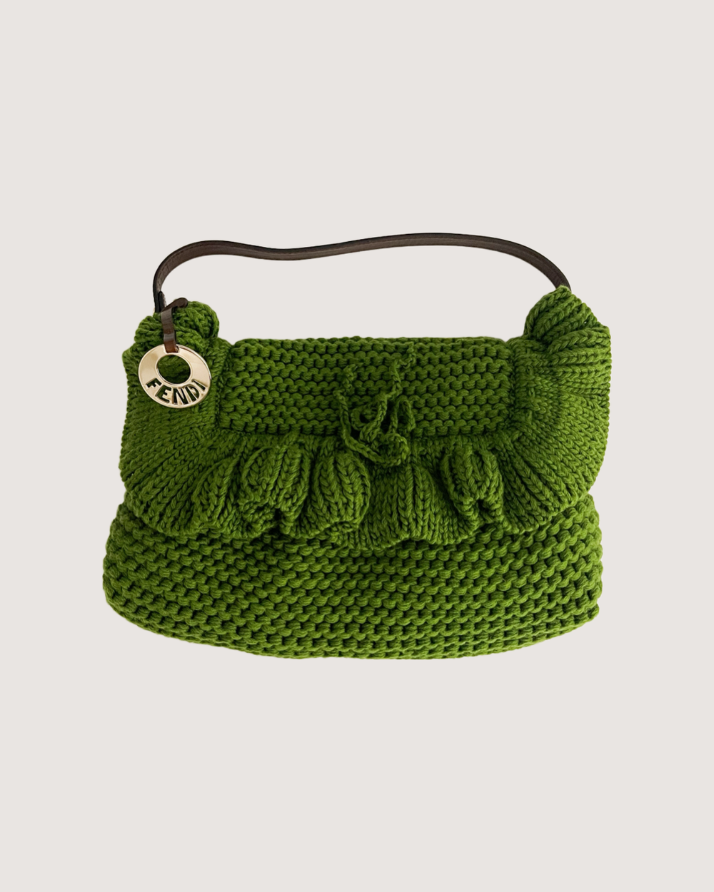 Fendi Iconic Green Knit Chef Bag - As Seen On The Devil Wears