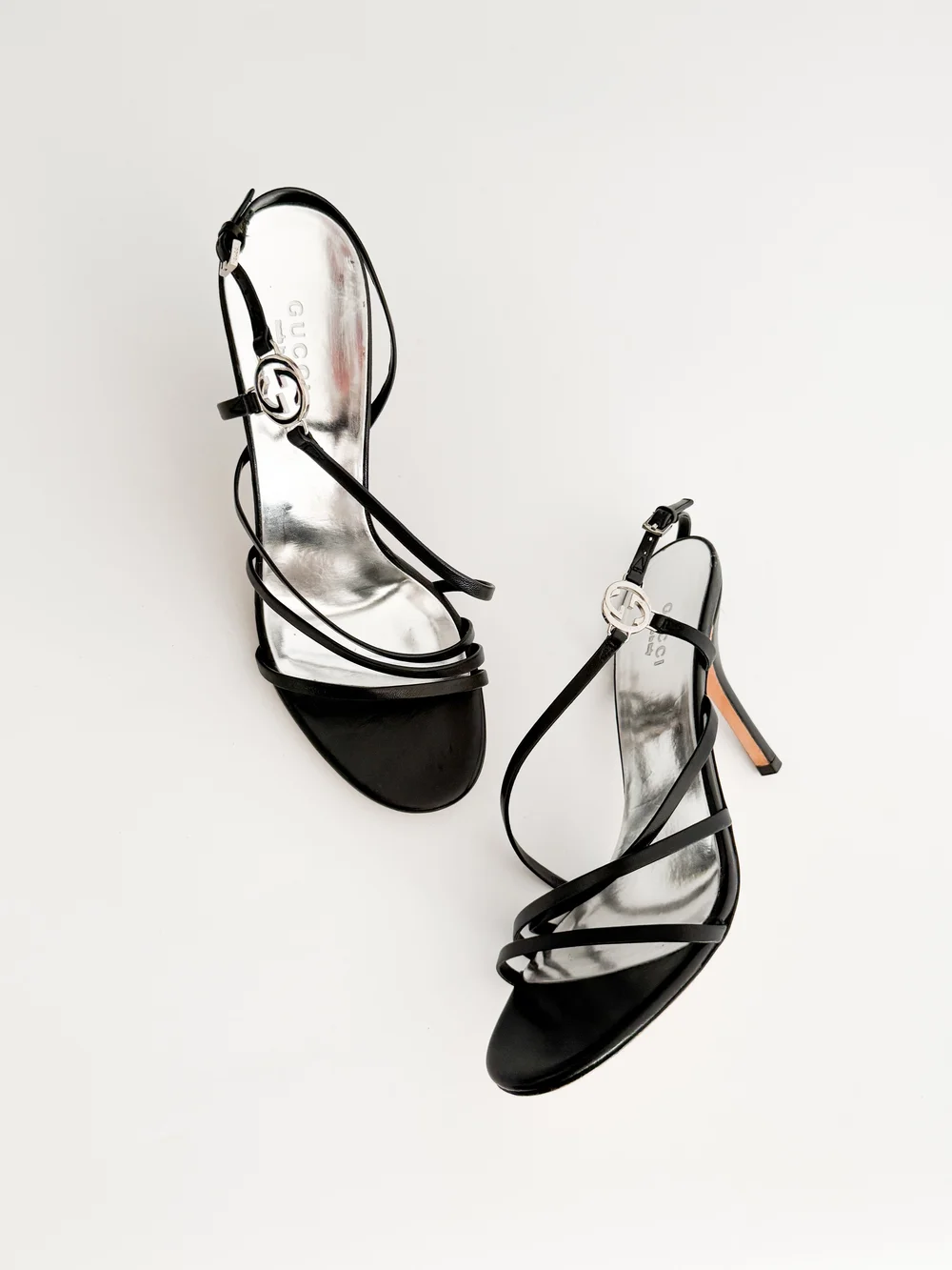Gucci 黒 ストラップヒールサンダル 36.5 Gucci 黒 ストラップヒールサンダル 36.5 GUCCI BLACK Rubber