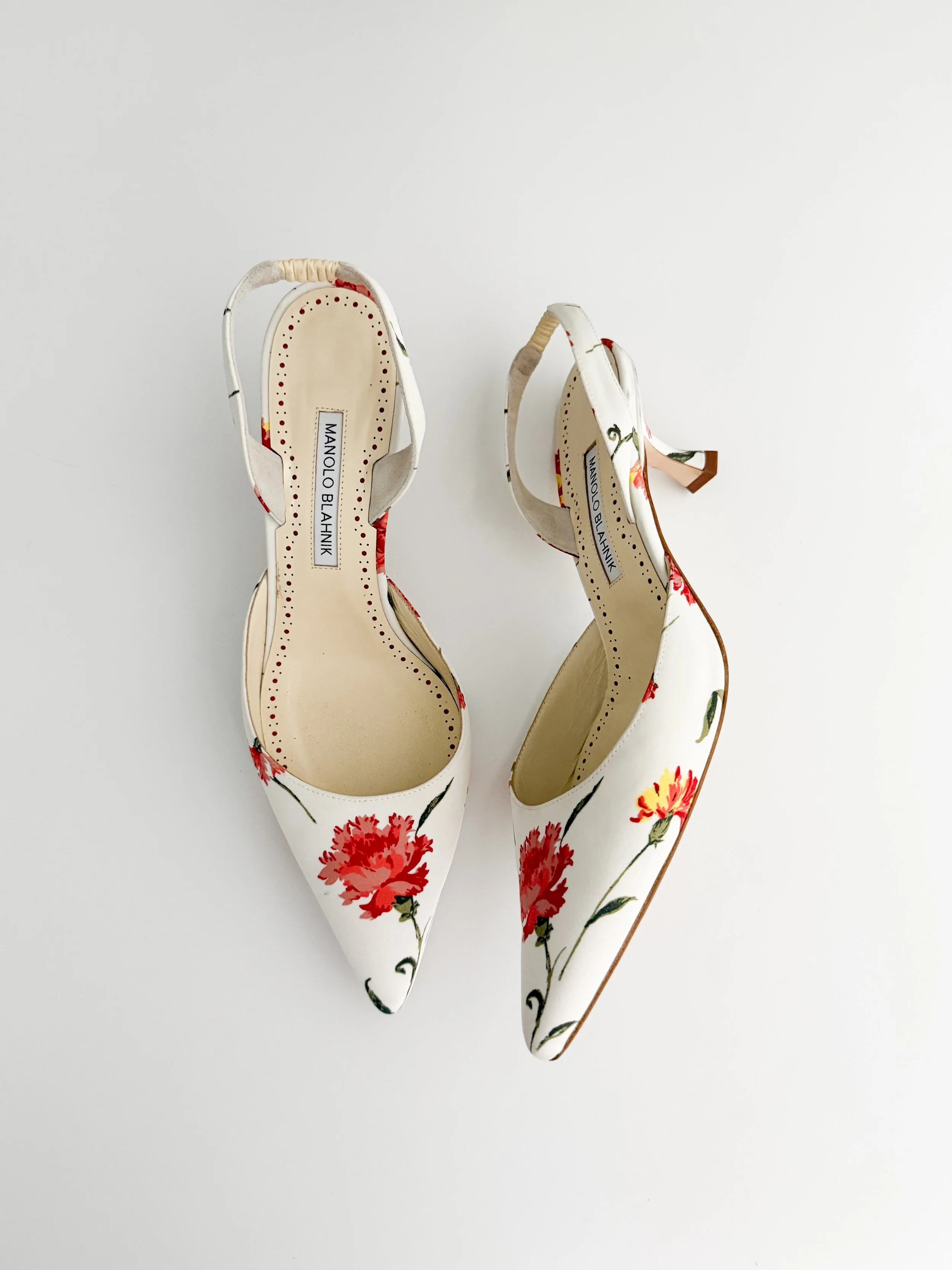 靴 CHANEL CC Print Mule Heels 2000s INTO · INTO