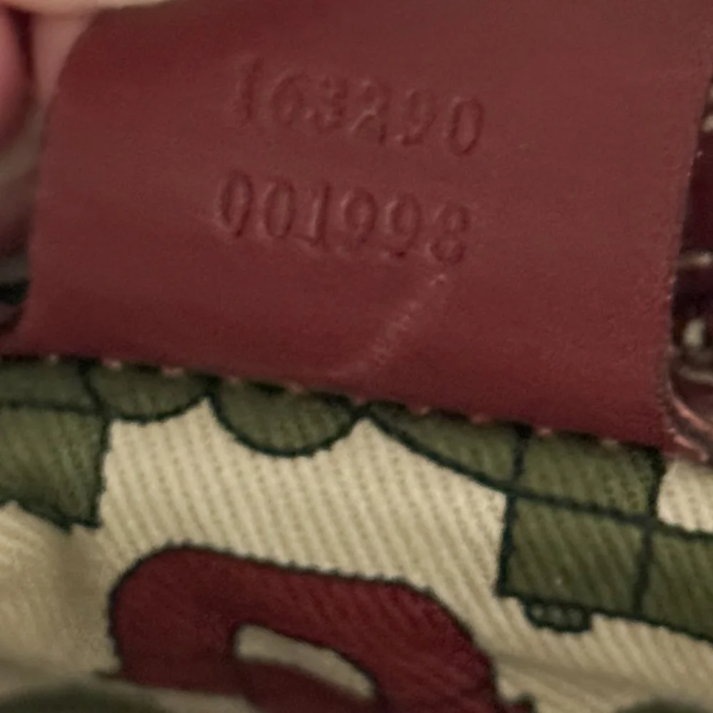 GUCCI バッグ Gucci 85th Anniversary 2006 Limited Edition Burgundy Leather 