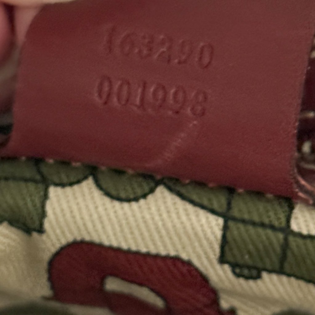 Gucci 85th Anniversary 2006 Limited Edition Burgundy Leather 