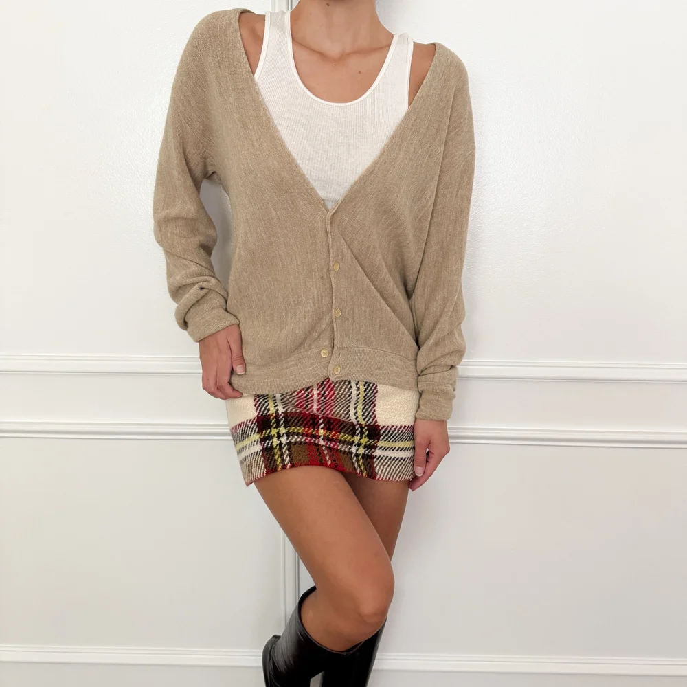 カーディガン vintage Cristian Dior cardigun cn Vintage Christian Dior Cardigan (M) – Fantasy Explosion
