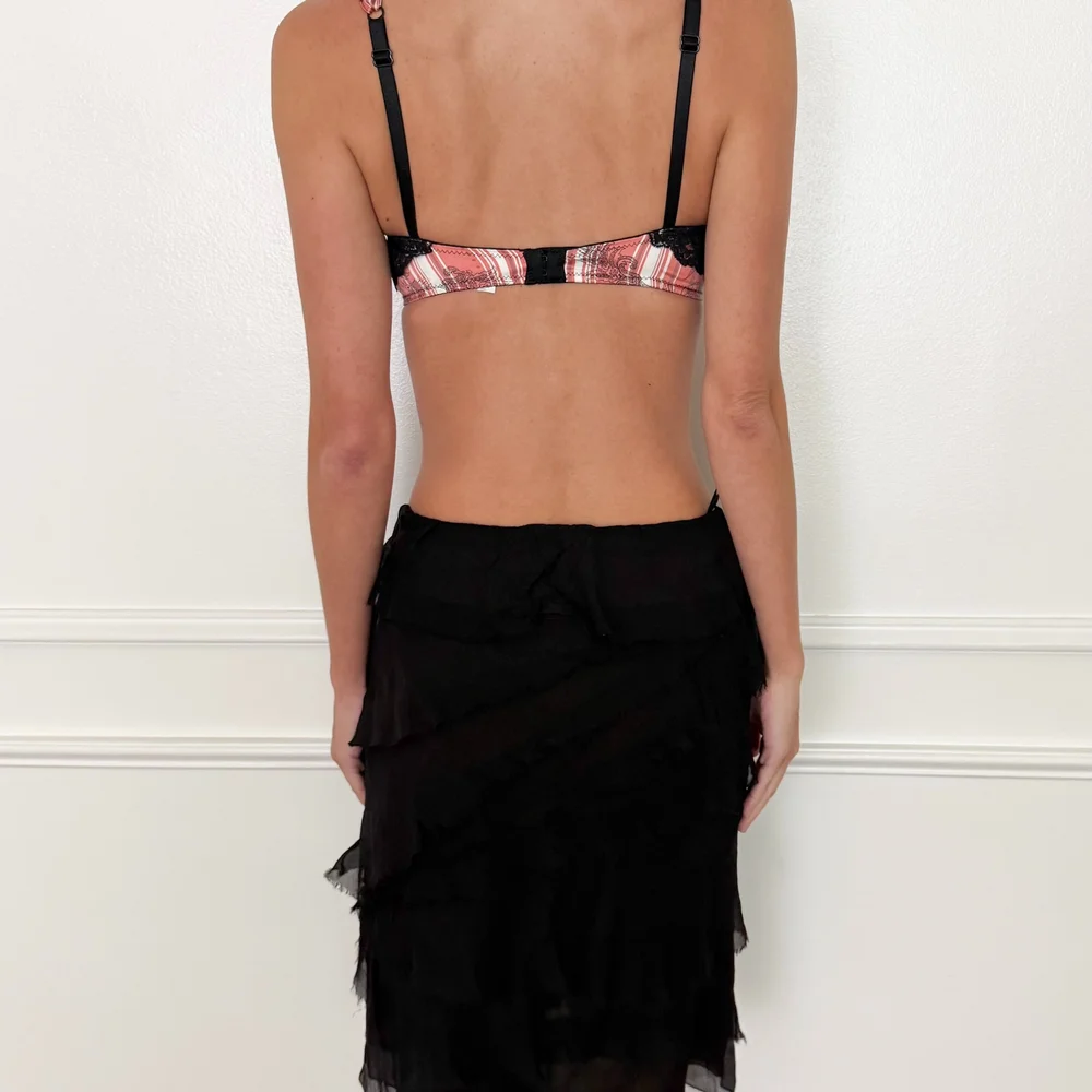 Chantal Thomass for VS Vintage French Designer Striped Paisley Bra